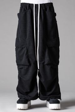 《2027SS先行予約》Cargo Wide Pants"Black / Khaki" / カーゴワイドパンツ"ブラック / カーキ"