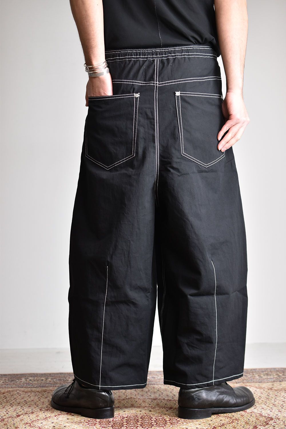 Super Fat Easy Pants"Black"/スーパーファットイージーパンツ"ブラック"