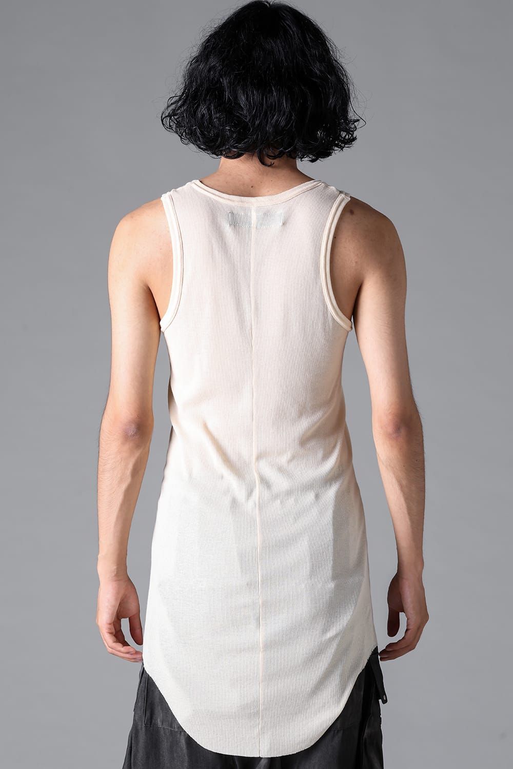 《2026SS先行予約》Rib Tank Top"Black / White / Stone / Greige / Sand" / リブタンクトップ"ブラック/ホワイト/ストーン/グレージュ/サンド"