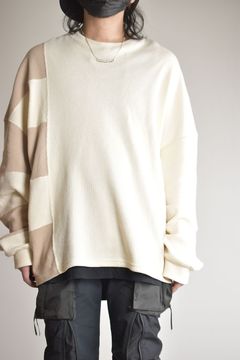 Switching Top"Ivory×Beige"/スウィッチングトップ"アイボリー×ベージュ"