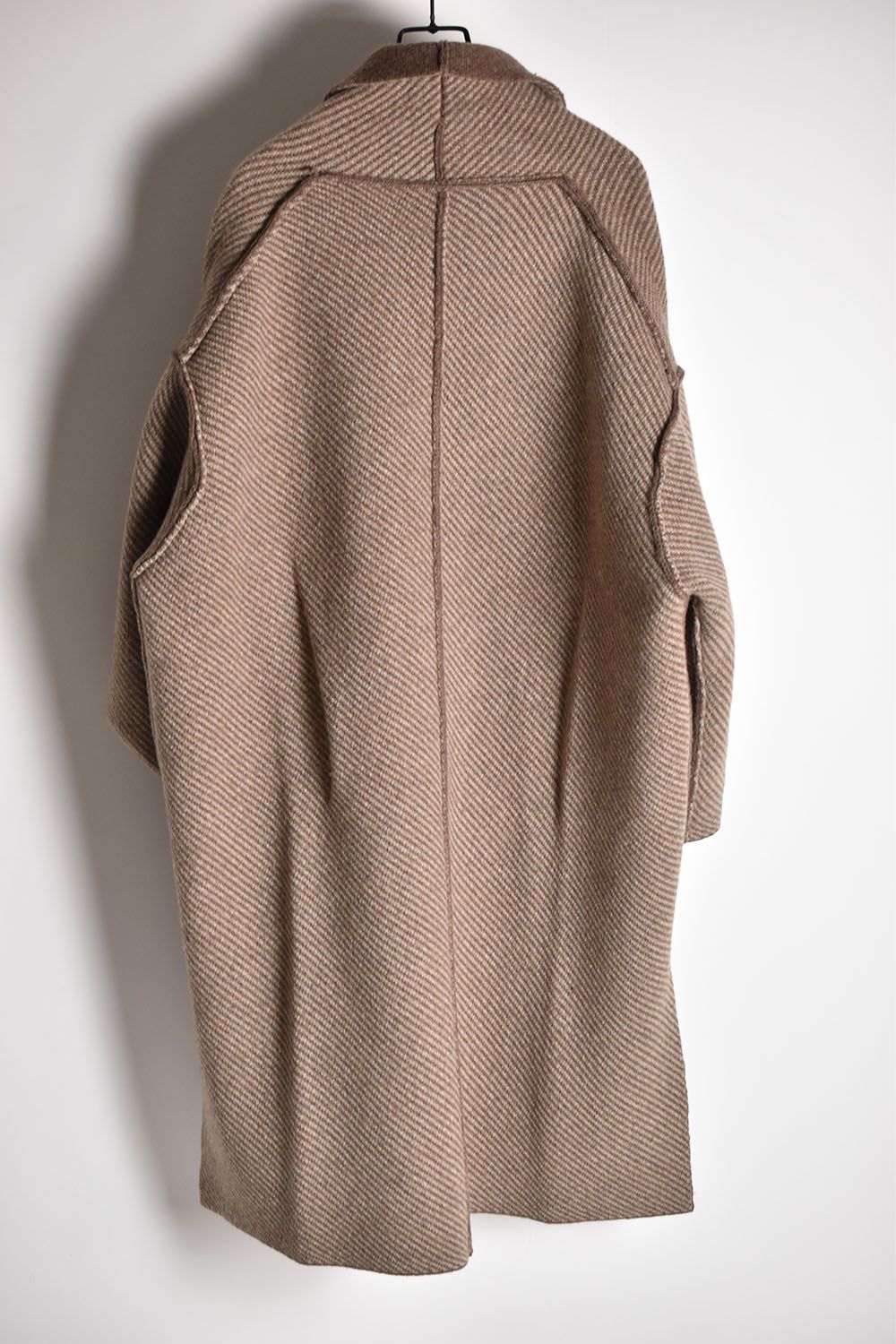 Reversible Knit Coat"Beige"/リバーシブルニットコート"ベージュ"