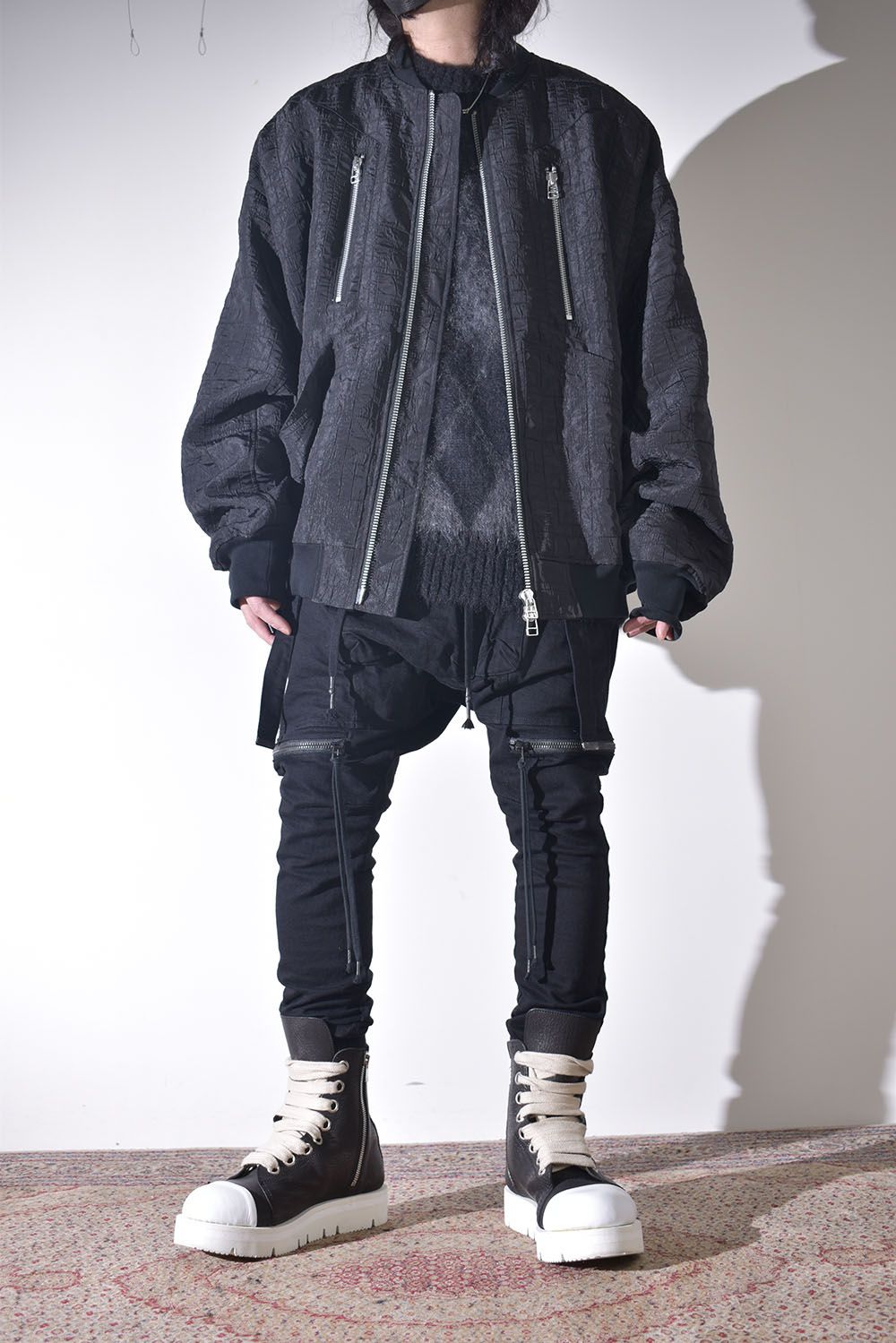 汎用性の高いMA-1とモヘアニット