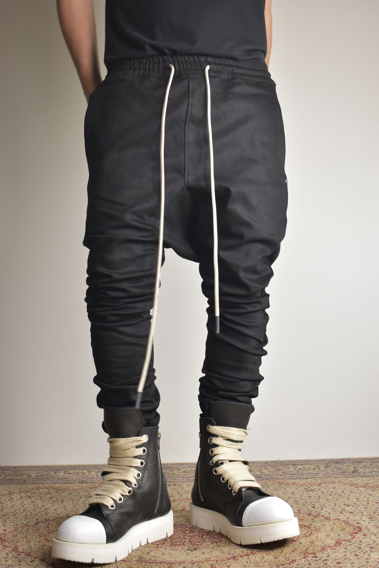 Bonding  Sarouel Skinny Denim"Black" / ボンディングサルエルスキニーデニム"ブラック"
