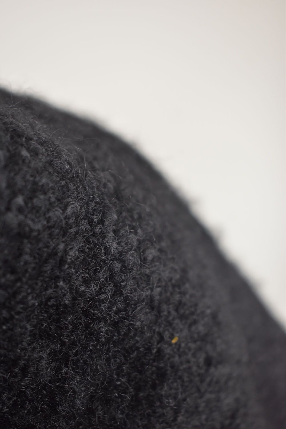 Mohair Knit Zip Hoodie "Black" / モヘアニットジップフーディ"ブラック"