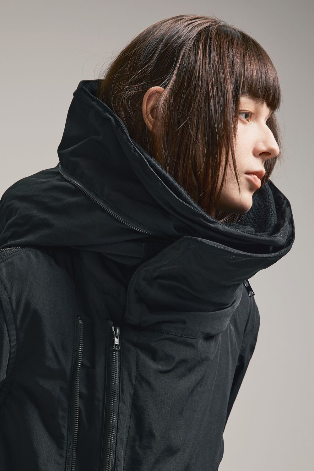 Multi Zip Military Parka Coat"Black" / マルチジップミリタリーパーカーコート"ブラック"