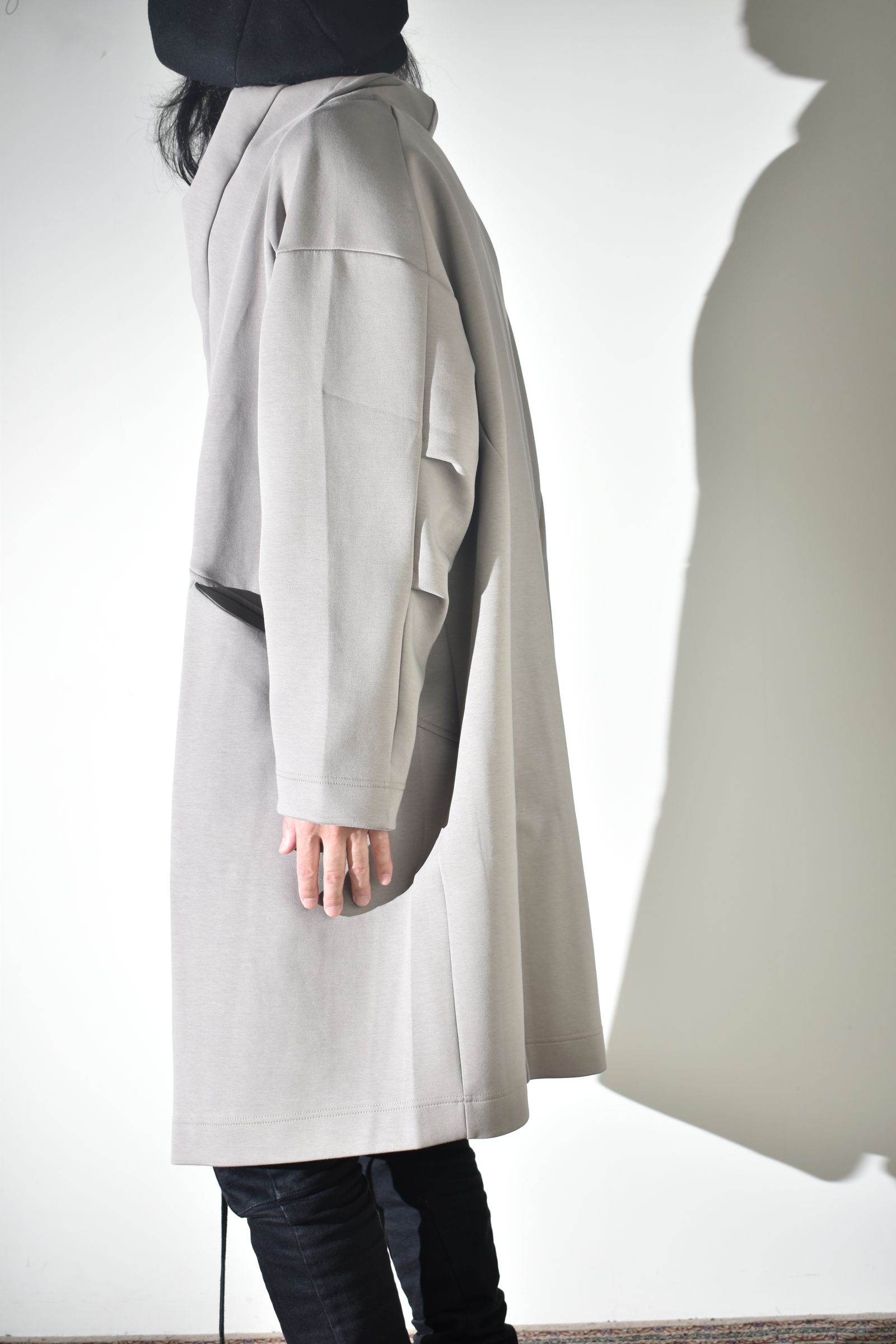 Rap Jersey Coat "Greige" / ラップジャージーコート"グレージュ"