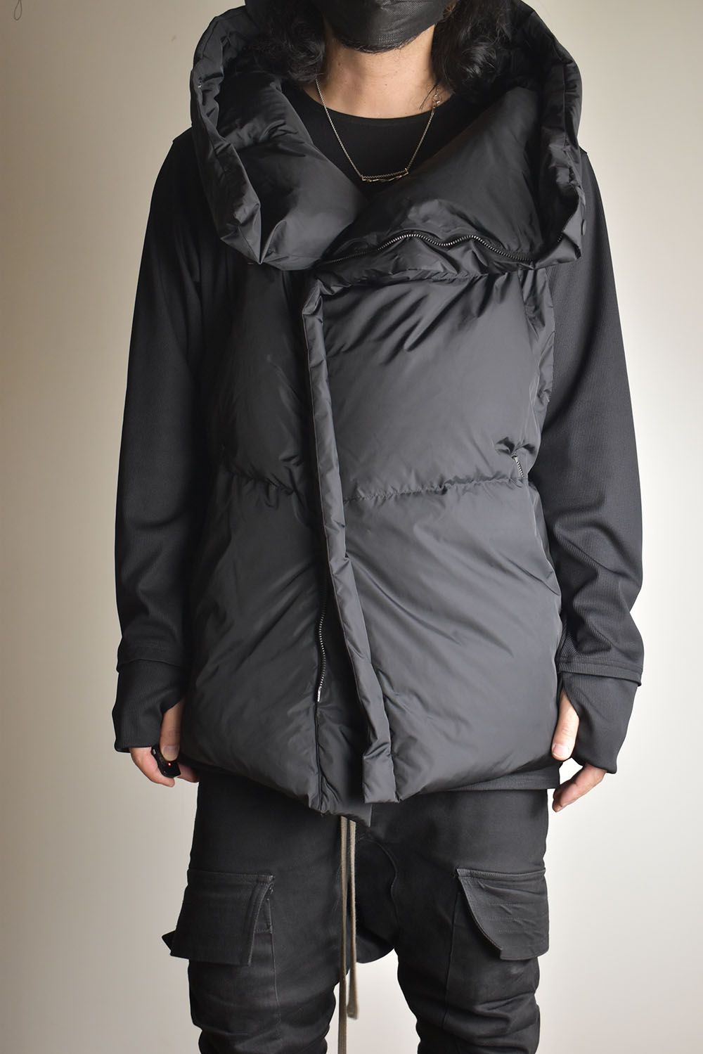 Detachable Sleeve Down Jacket"Black" / デタッチャブルスリーブダウンジャケット"ブラック"