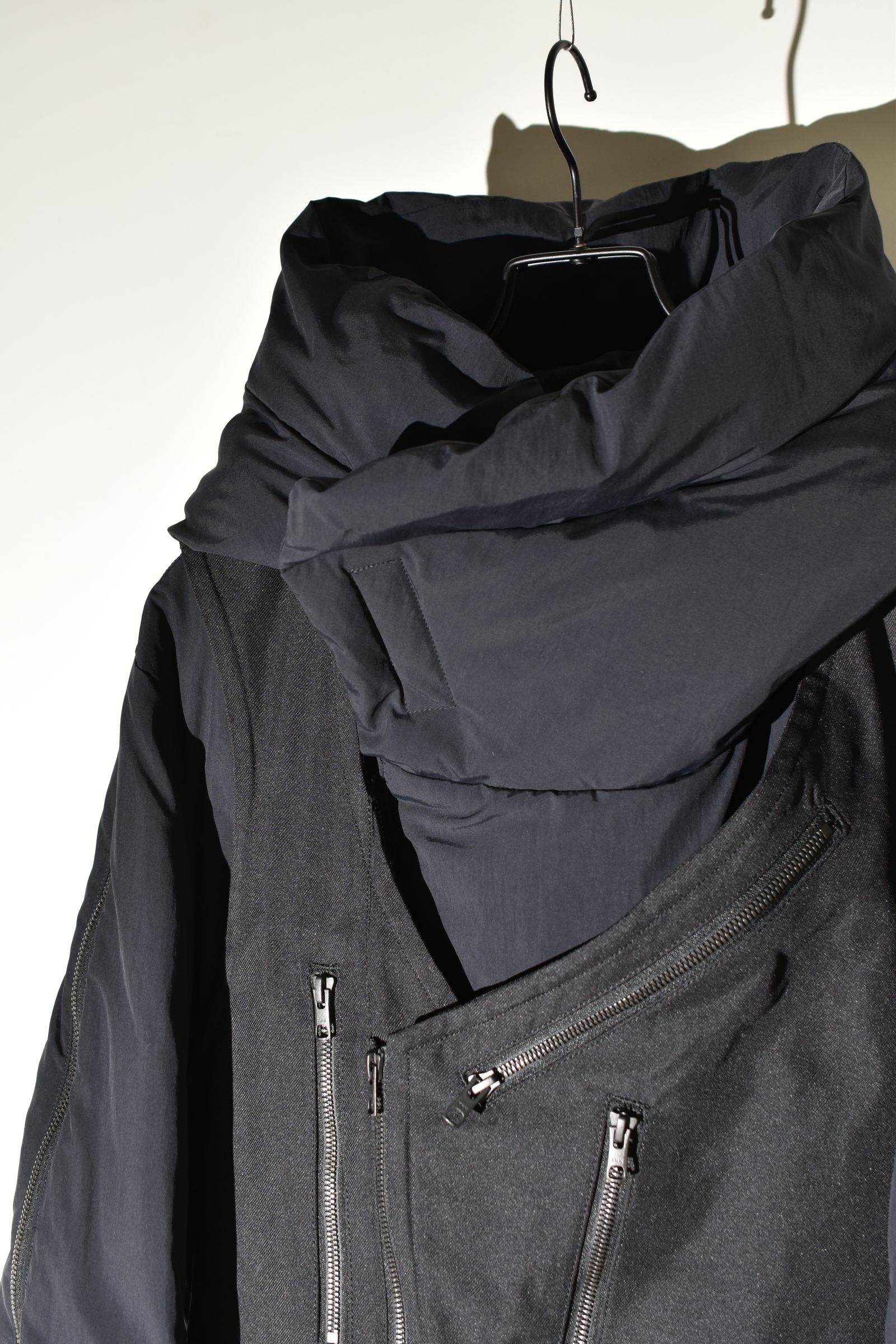 Multi Zip Down Parka Jacket (with Vest)"Black" / マルチジップダウンパーカージャケット(ベスト付き)"ブラック"