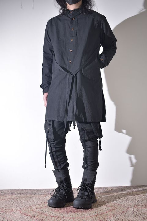 冬のニットジャケットスタイル