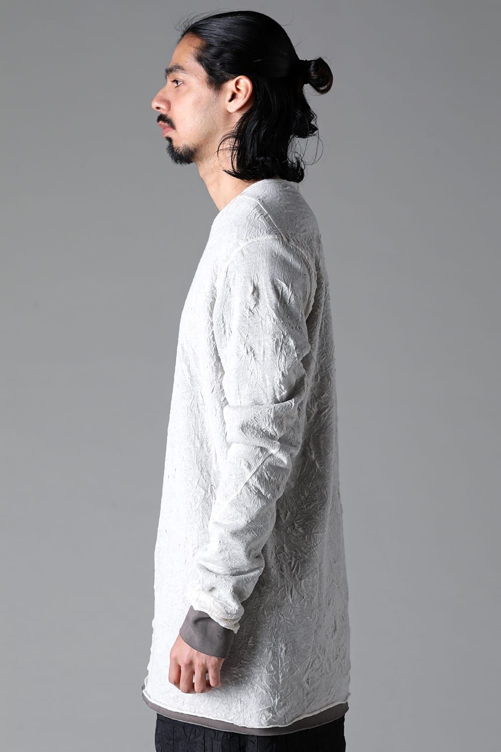 《2025AW先行予約》Bomber Heat Combi Top"Ivory×Grey"/ ボンバーヒートコンビトップ"アイボリー×グレー"