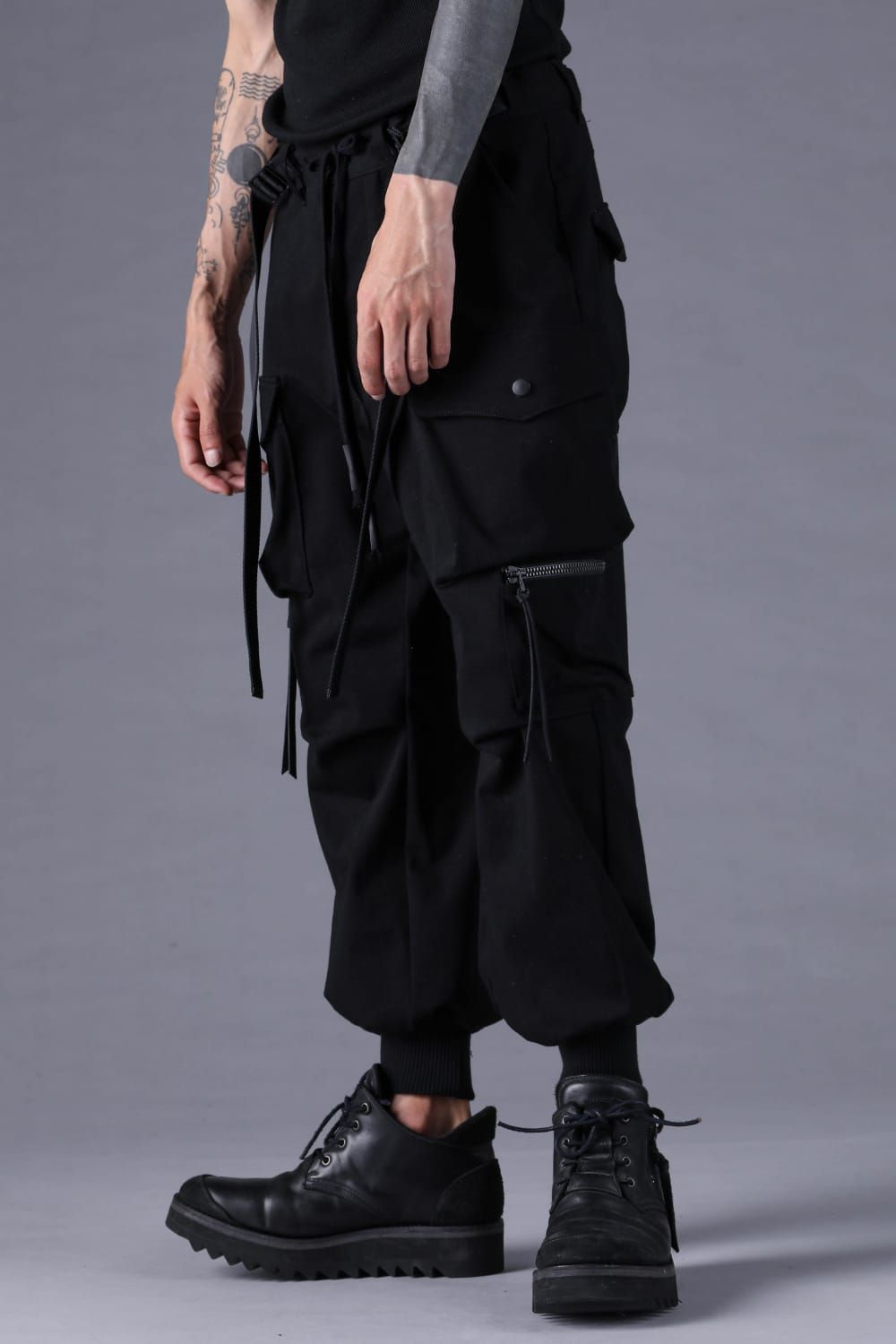 《2027SS先行予約分》Dry Jersey Cargo Jog Pants"Black" / ドライジャージーカーゴジョグパンツ"ブラック"