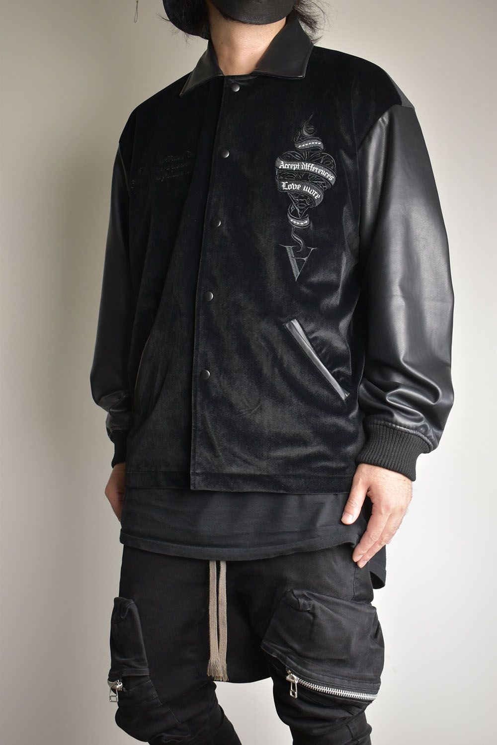 Two Face Coach Jacket"Black" / ツーフェイスコーチジャケット"ブラック"