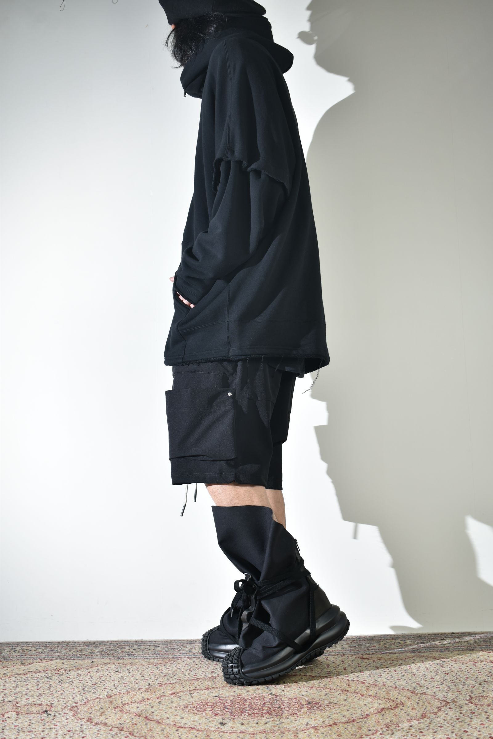 2Wayで着られる着用シーズンの長いスウェット