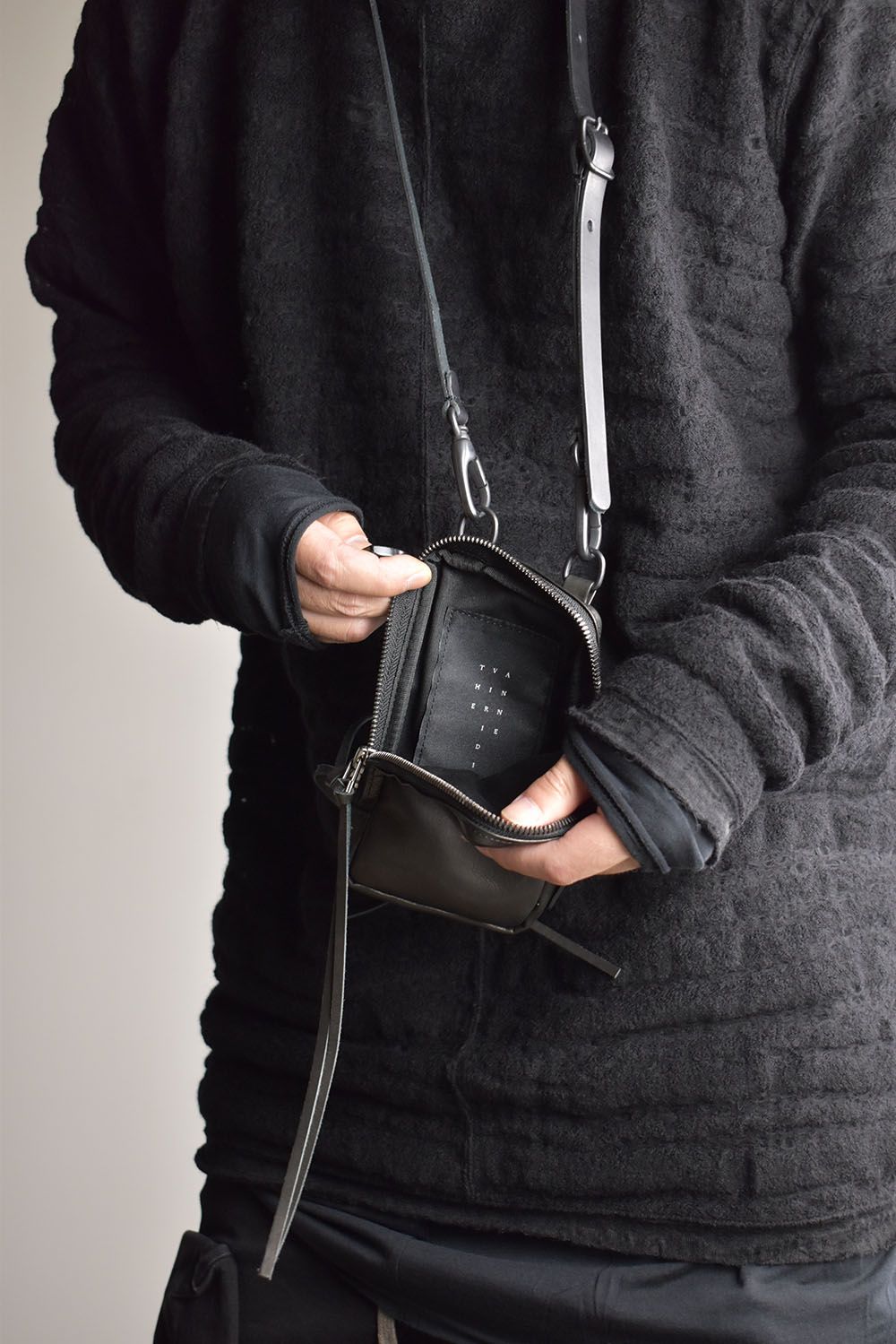 Neck Pouch"Black" / ネックポーチ"ブラック"