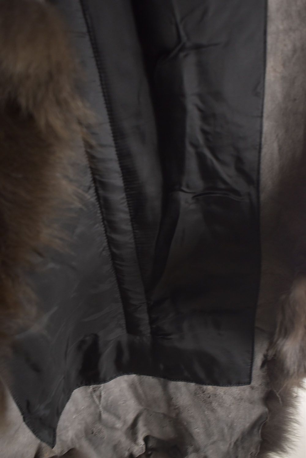Coyote Fur Stole “Charcoal” / コヨーテファーストール"/チャコール"