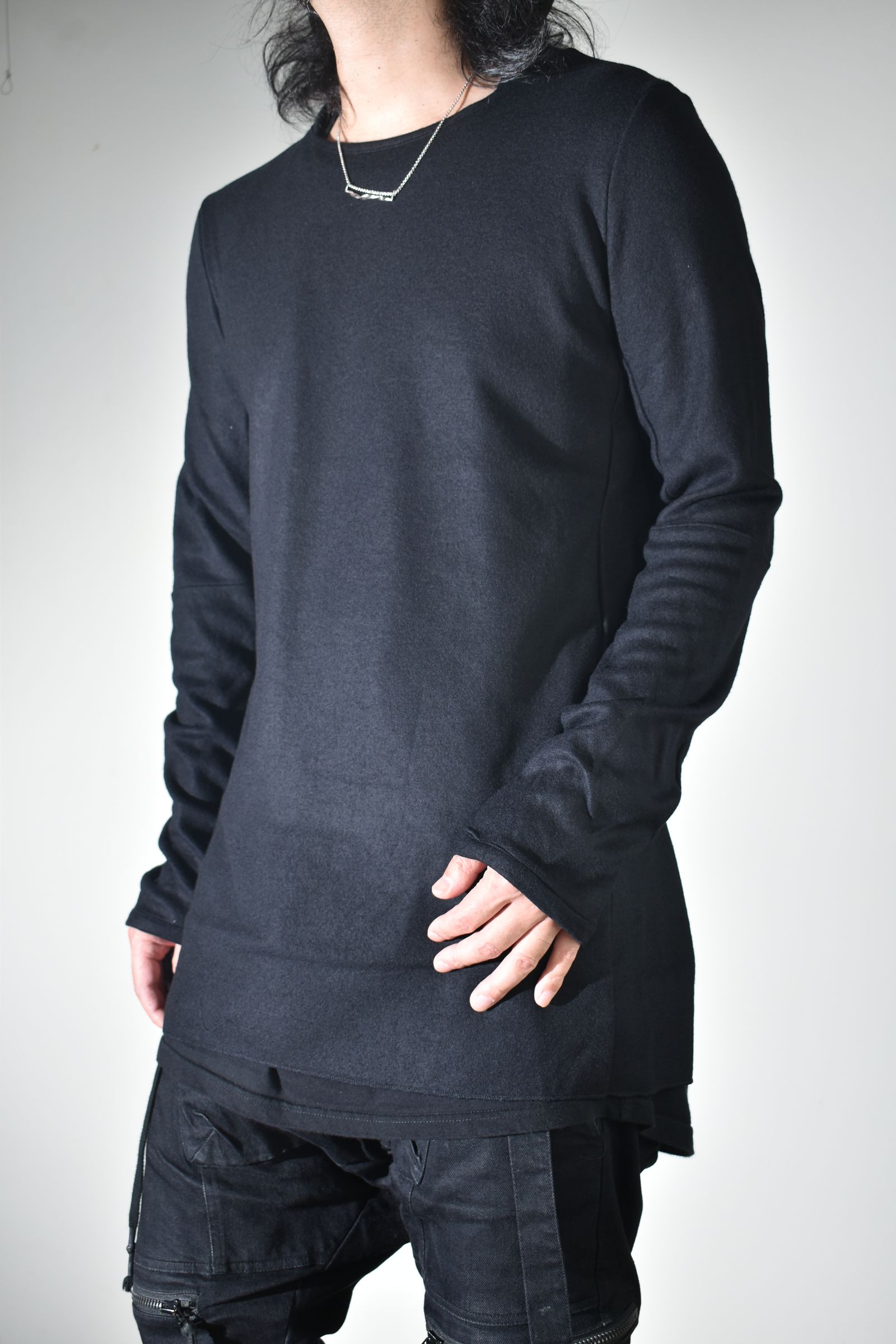 基層 Long Sleeve_01 "Black" / 基層ロングスリーブ"ブラック"
