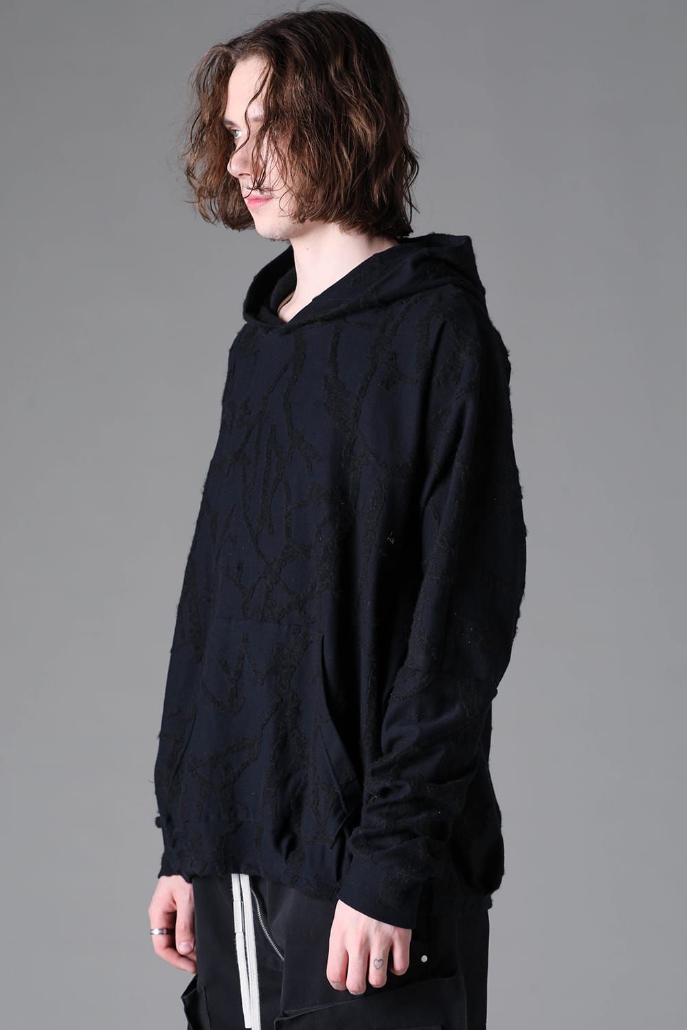 《2026AW先行予約》Dolman Hoodie Pullover"Black" ドルマンフーディプルオーバー"ブラック"