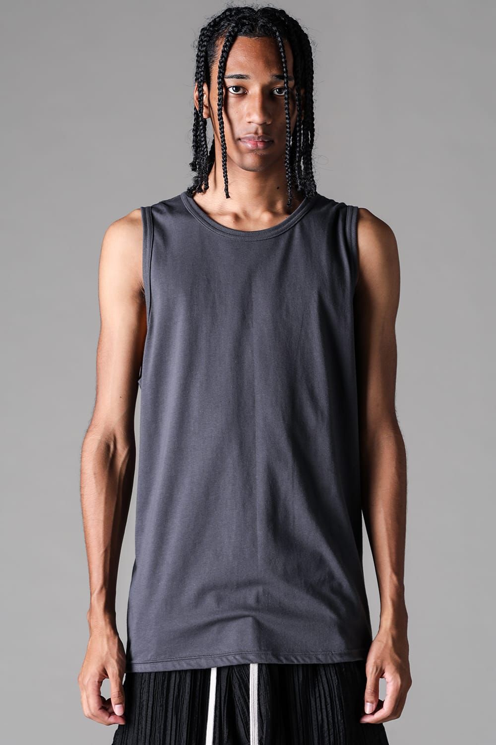 《2027SS先行予約》Regular  Tank Top"Black / Ivory / Grey / Greige" / レギュラータンクトップ "ブラック / アイボリー /グレー / グレージュ"