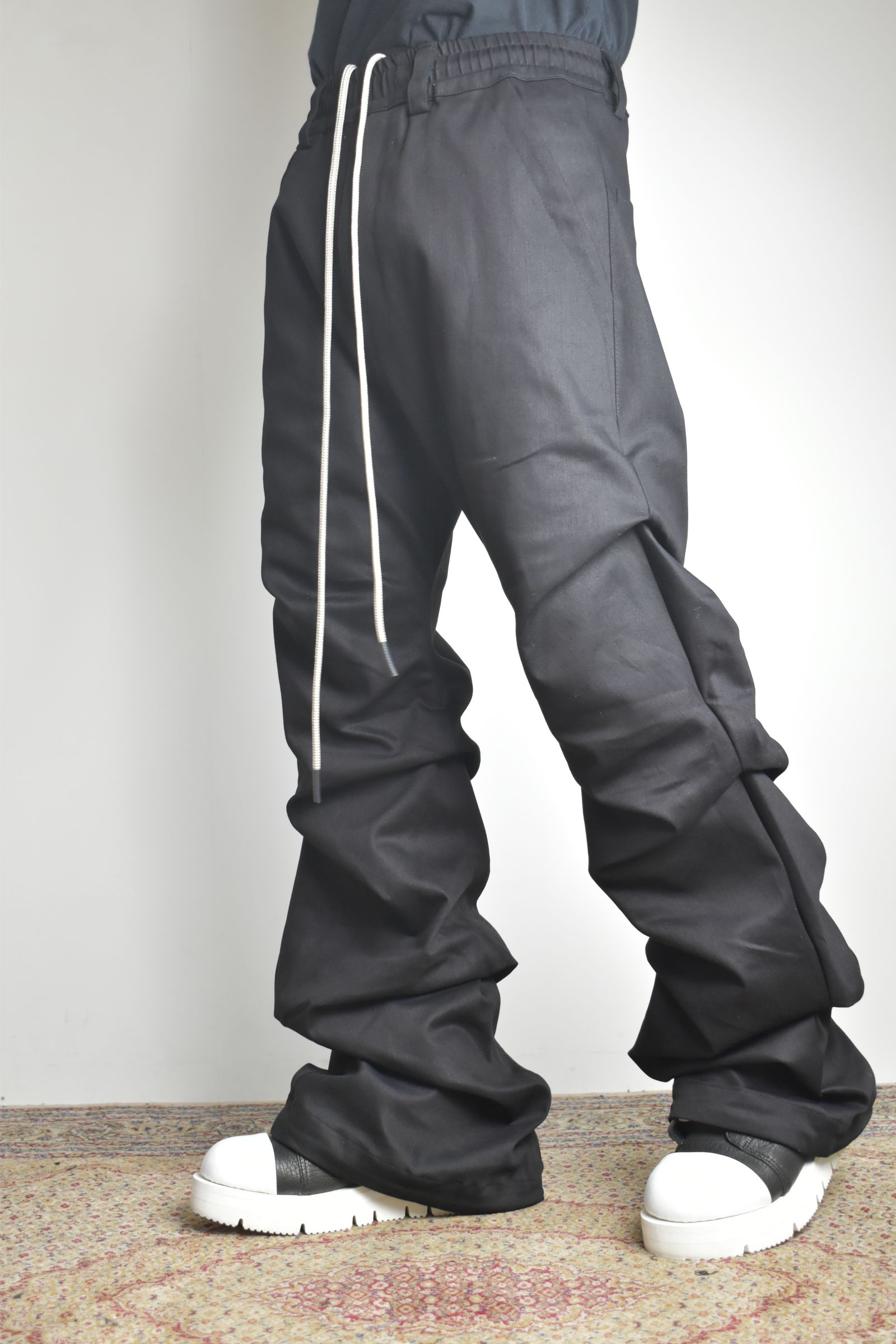 Boots Cut Tuck Pants"Black" / ブーツカットタックパンツ"ブラック"