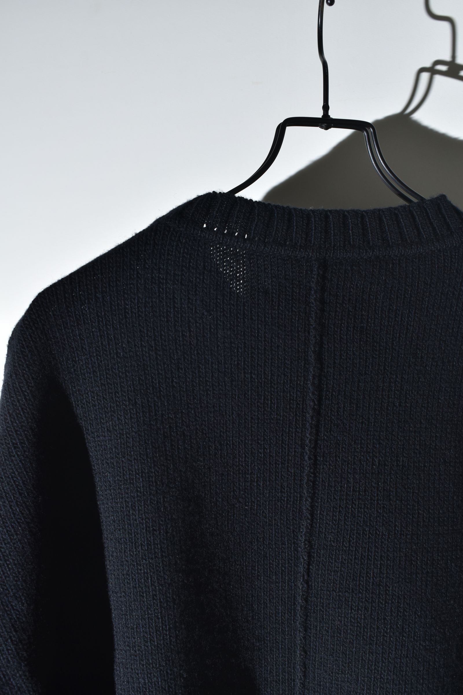 Dog Motif Intarsia Sweater "Black" / ドッグモチーフインターシャセーター"ブラック"