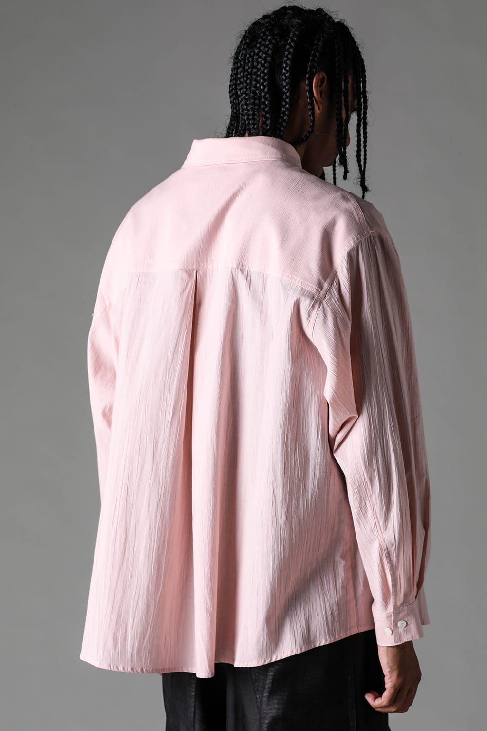 《2027SS先行予約》Over Sized Shirts"Black / Blue /L.Pink / Ivory" / オーバーサイズシャツ "ブラック / ブルー / ライトピンク /アイボリー"