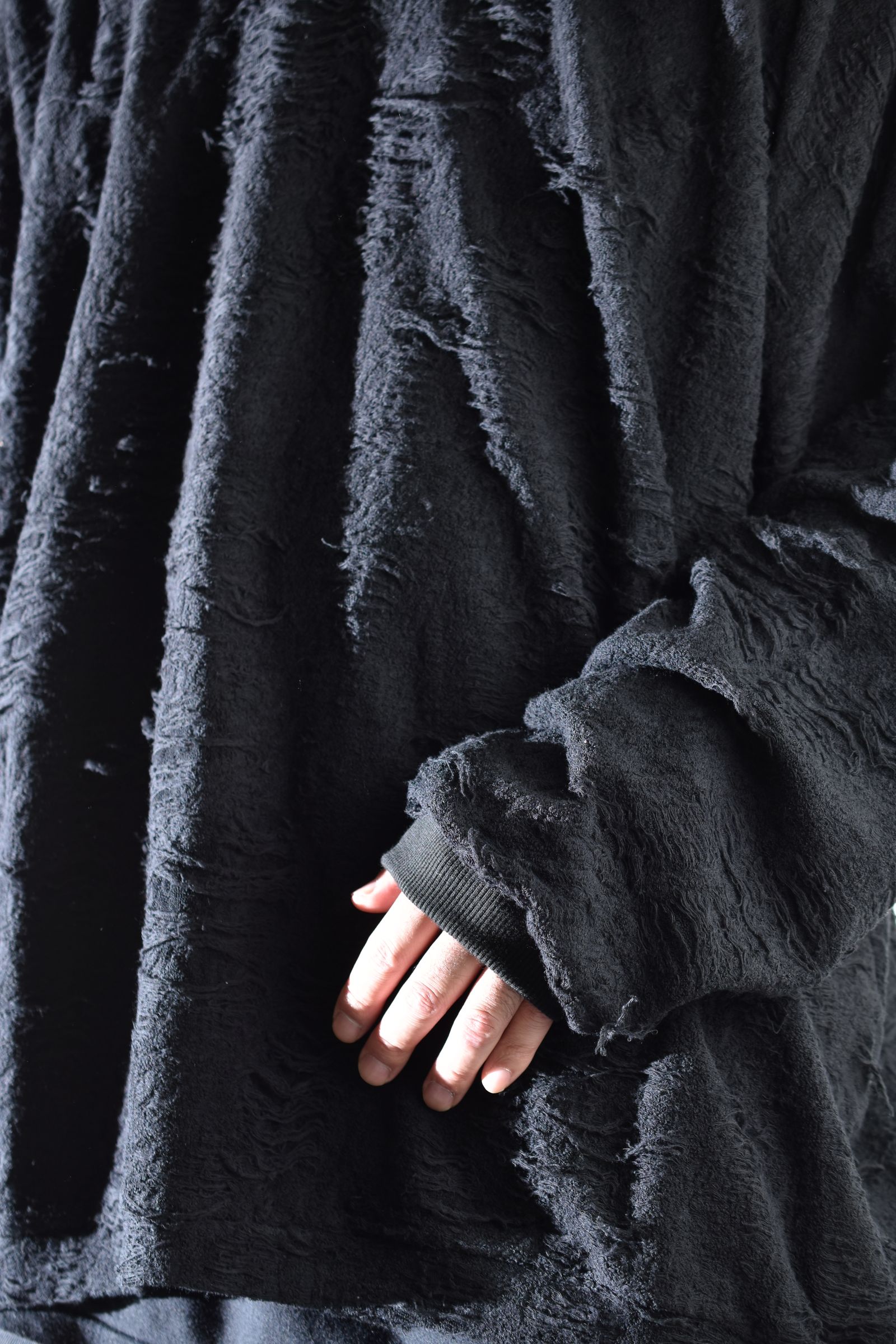 Extreme Over Sized Pullover"Black " / エクストリームオーバーサイズプルオーバー"ブラック"