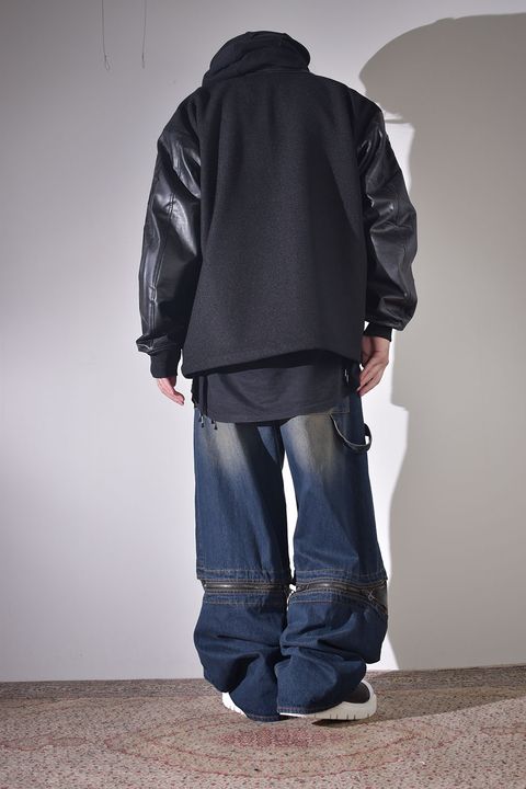 コーチジャケット×デニム