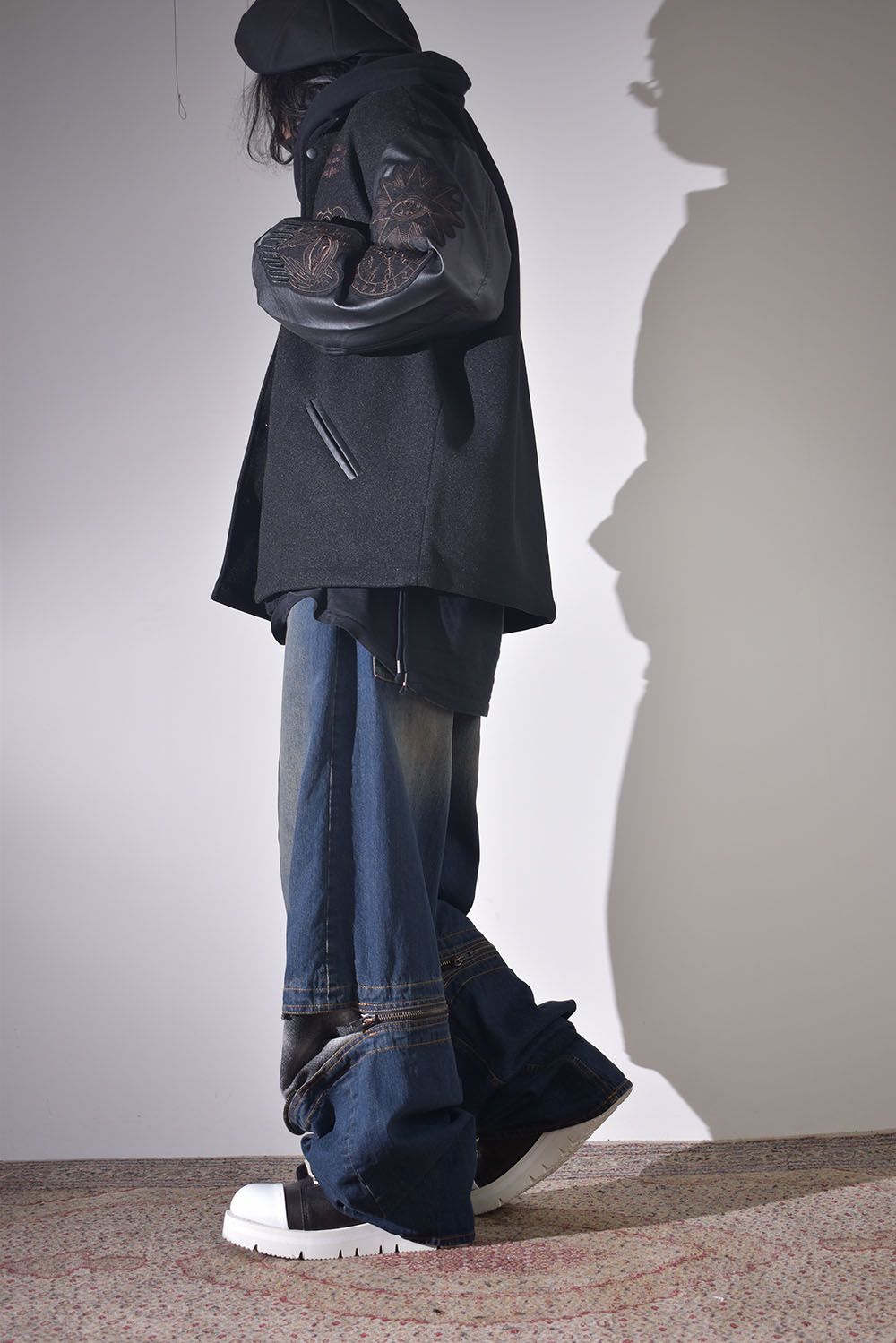 コーチジャケット×デニム