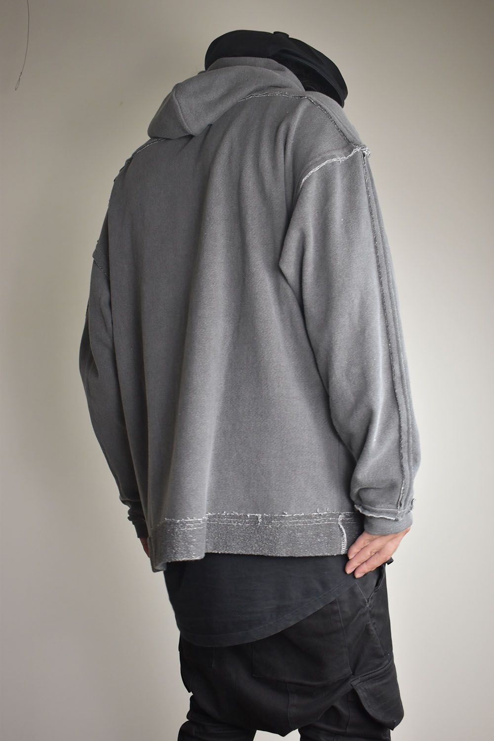 Painter Sweat Pullover Hoodie"Grey" / ピグメントスウェットプルオーバーフーディ"グレー"