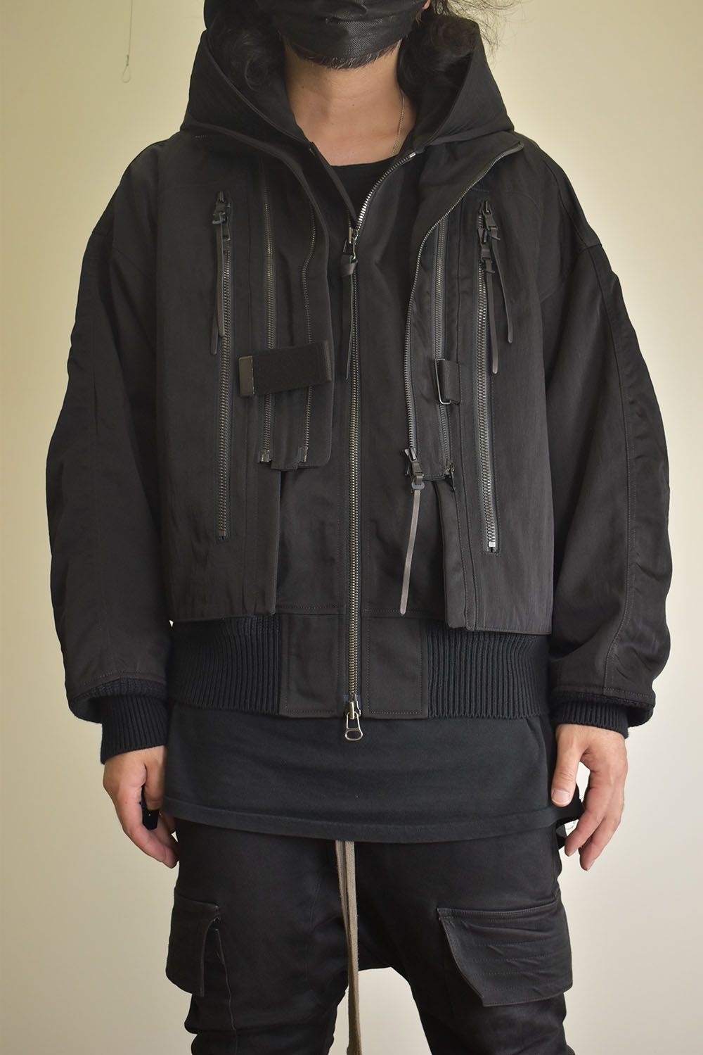 Nylon Wool Twill Tactical Vest"Black" / ナイロンウールツイルタクティカルベスト"ブラック"