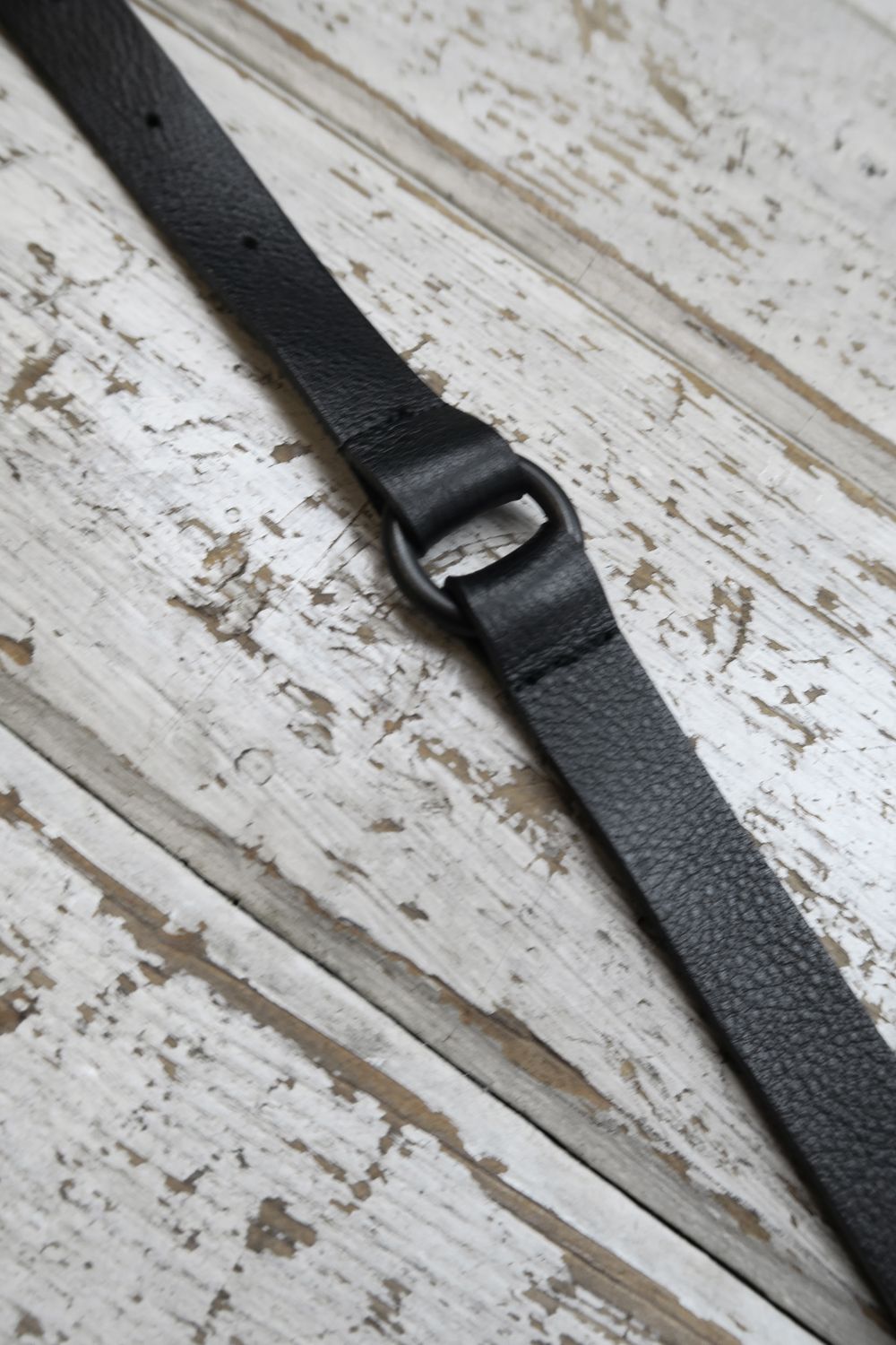 Leather Belt"Black" / ロングレザーベルト"ブラック"