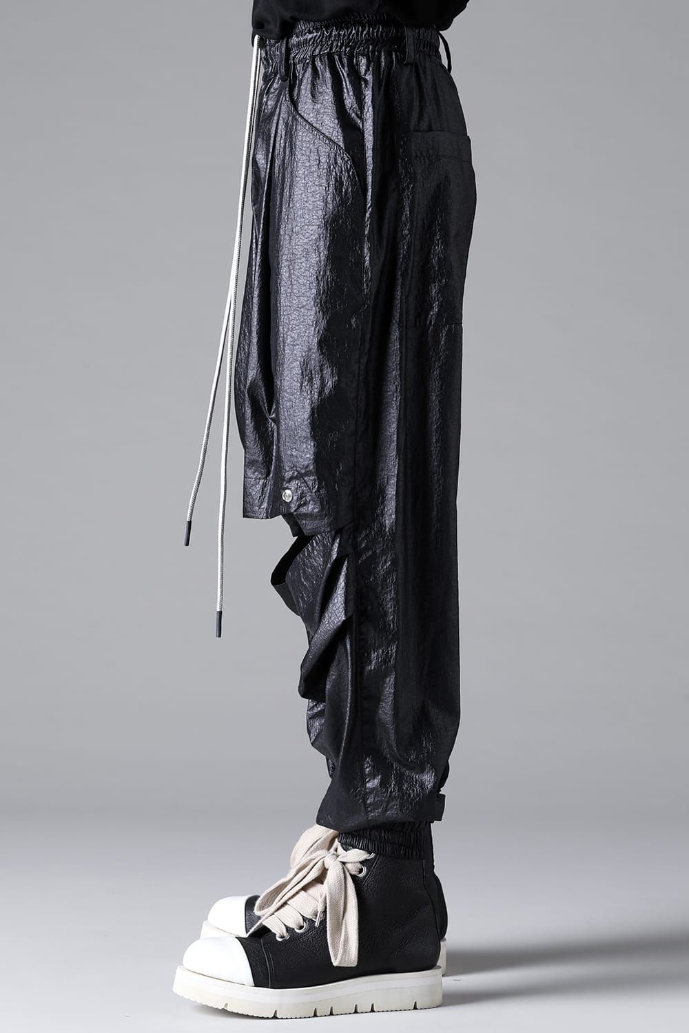 《2026SS先行予約》Front Tuck wide Jogger Pants"Black " /フロントタックワイドジョガーパンツ"ブラック"