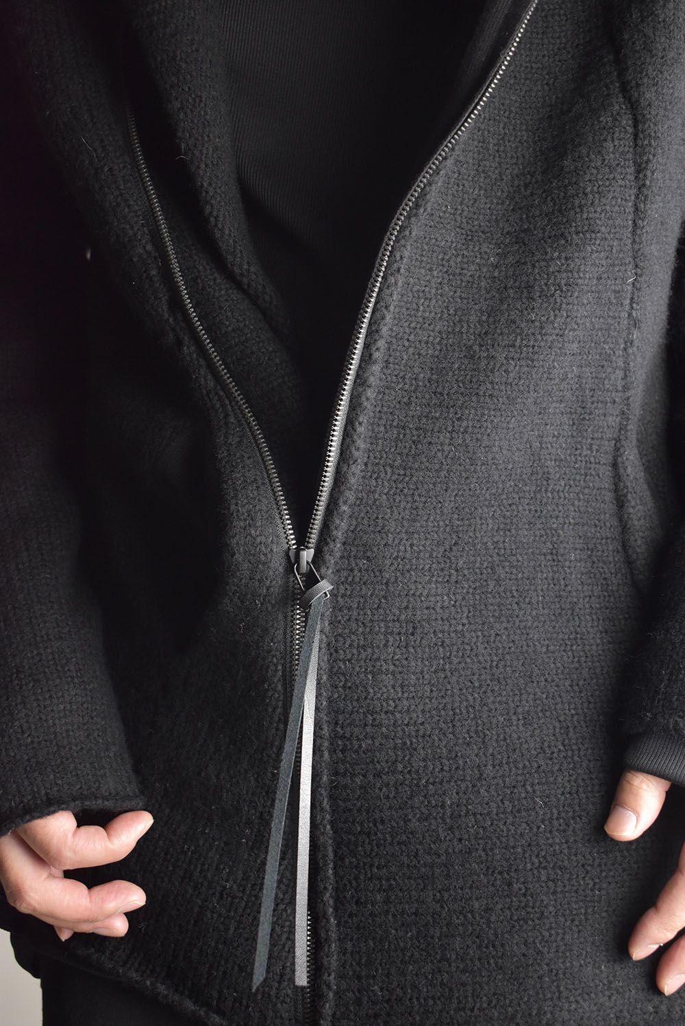 Riders Knit"Black" / ライダースニット"ブラック"