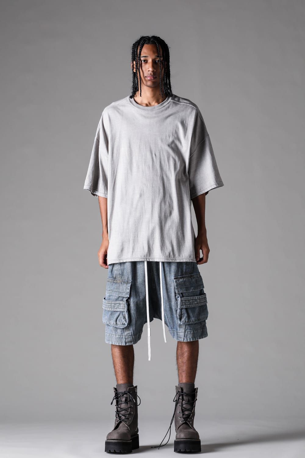 《2027SS先行予約》Denim Cargo Shorts"Blue" / デニムカーゴショーツ"ブルー"