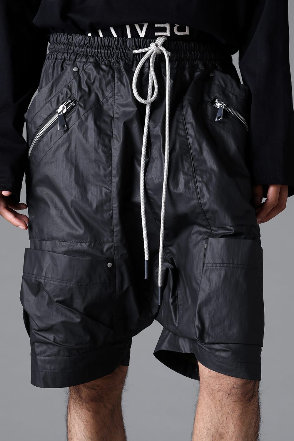 《2026SS先行予約》Coating Cargo Shorts"Black" / コーティングカーゴショーツ"ブラック"