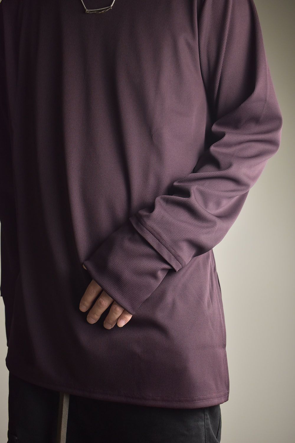 Base Layer Crew Neck "Bordeaux" / ベースレイヤークルーネック"ボルドー"
