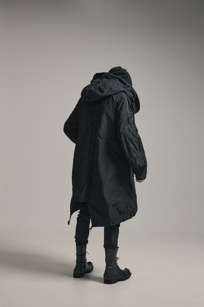 Multi Zip Military Parka Coat"Black" / マルチジップミリタリーパーカーコート"ブラック"