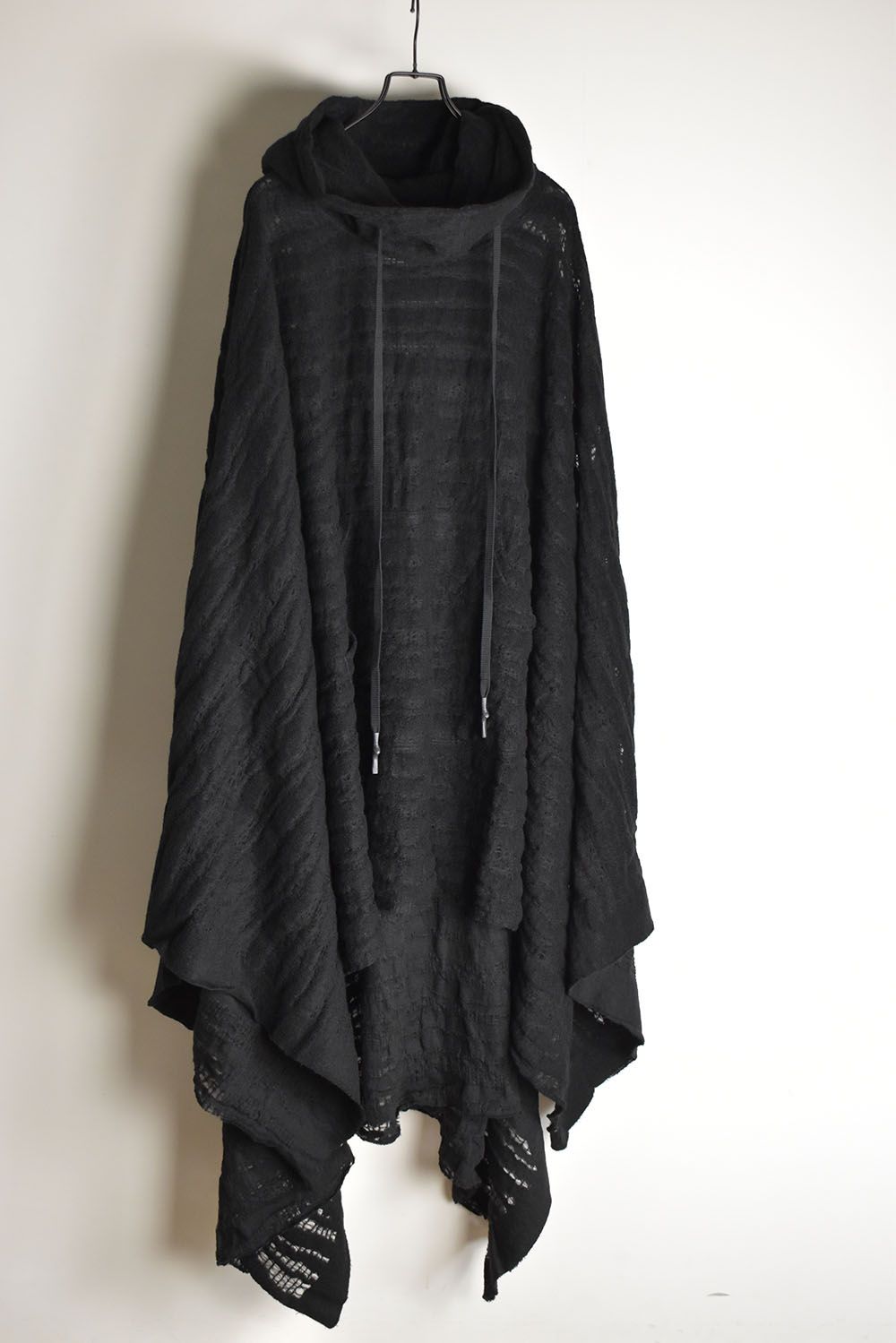 HOODIE PONCHO"Black"/フーディポンチョ"ブラック"