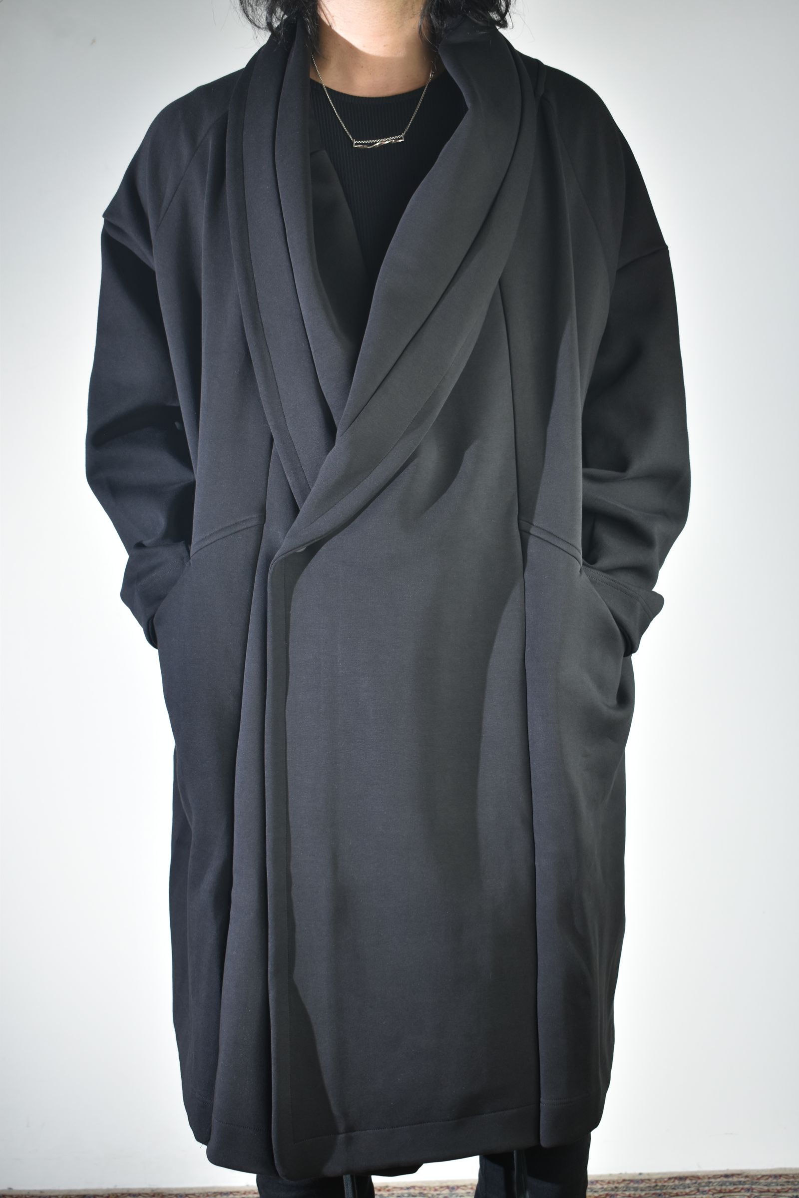Rap Jersey Coat "Black" / ラップジャージーコート"ブラック"