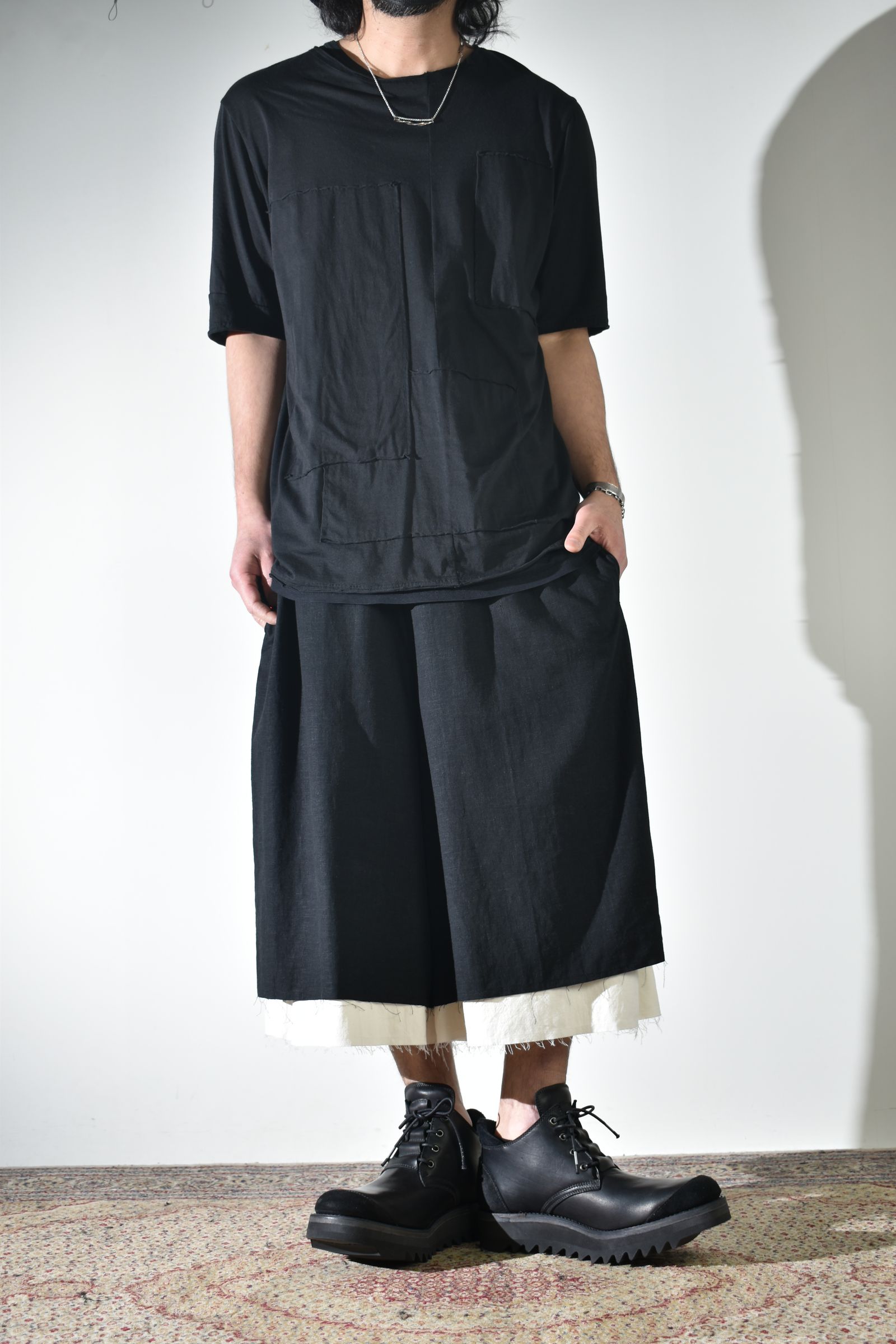 ラフな着方もあり