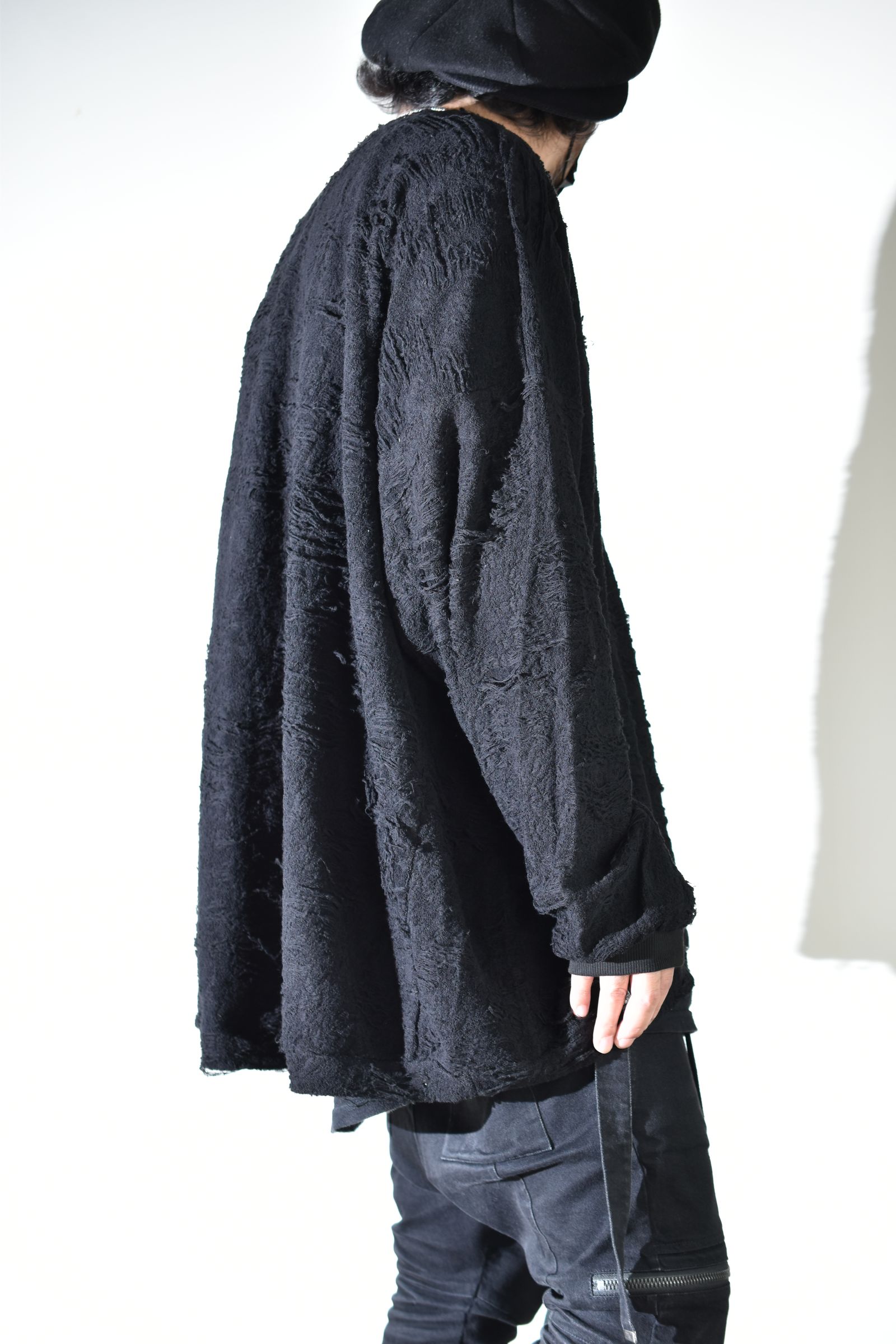 Extreme Over Sized Pullover"Black " / エクストリームオーバーサイズプルオーバー"ブラック"
