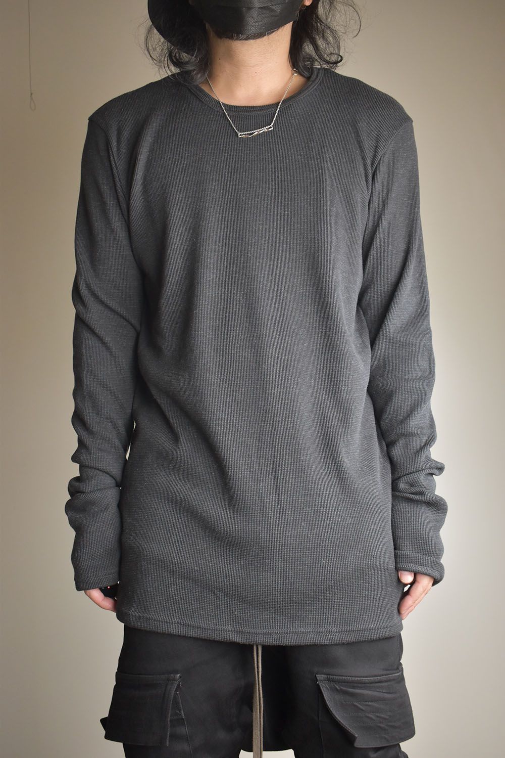 Crew Neck Top"D.Grey" / クルーネックトップ"ダークグレー"