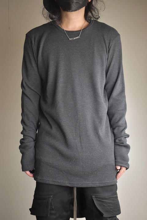 Crew Neck Top"D.Grey" / クルーネックトップ"ダークグレー"