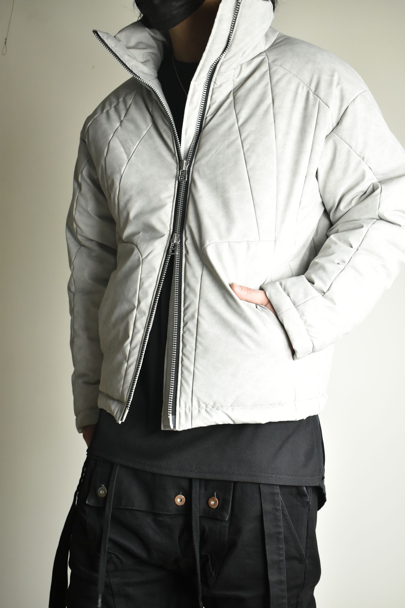 《2026AW先行予約》Padded Blouson "Smoke Black / L.Grey" / パデッドブルゾン"スモークブラック / ライトグレー"