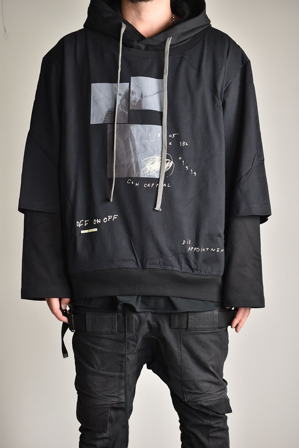 A.F ARTEFACT - Type B Layered Sweat Hoodie