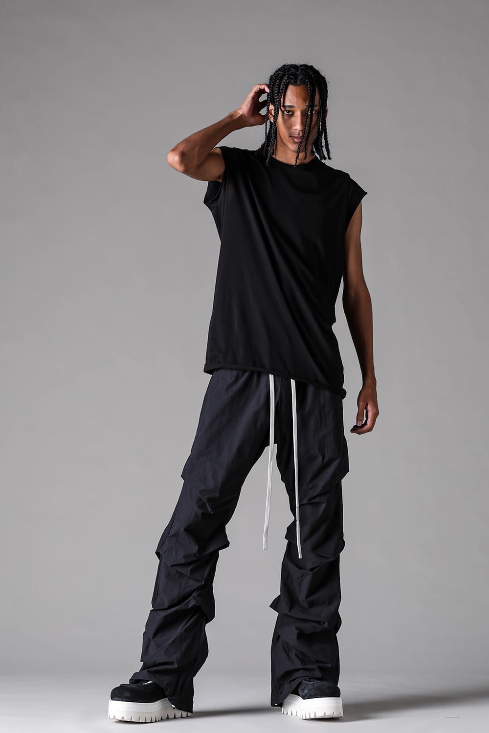 《2027SS先行予約》Albini Airy Tank Top"Black / Sage Green / Brown / L.Grey / White" /  アルビニエアリータンクトップ"ブラック /セージグリーン /ブラウン /ライトグレー/ホワイト"