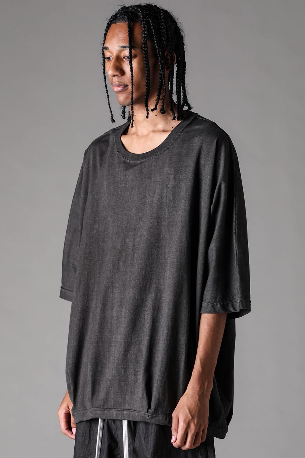 《2027SS先行予約》Sumi Dyed Dolman Jumbo Tee"L.Grey / Grey / D.Grey" / 墨染ドルマンジャンボTee"ライトグレー / グレー /ダークグレー"