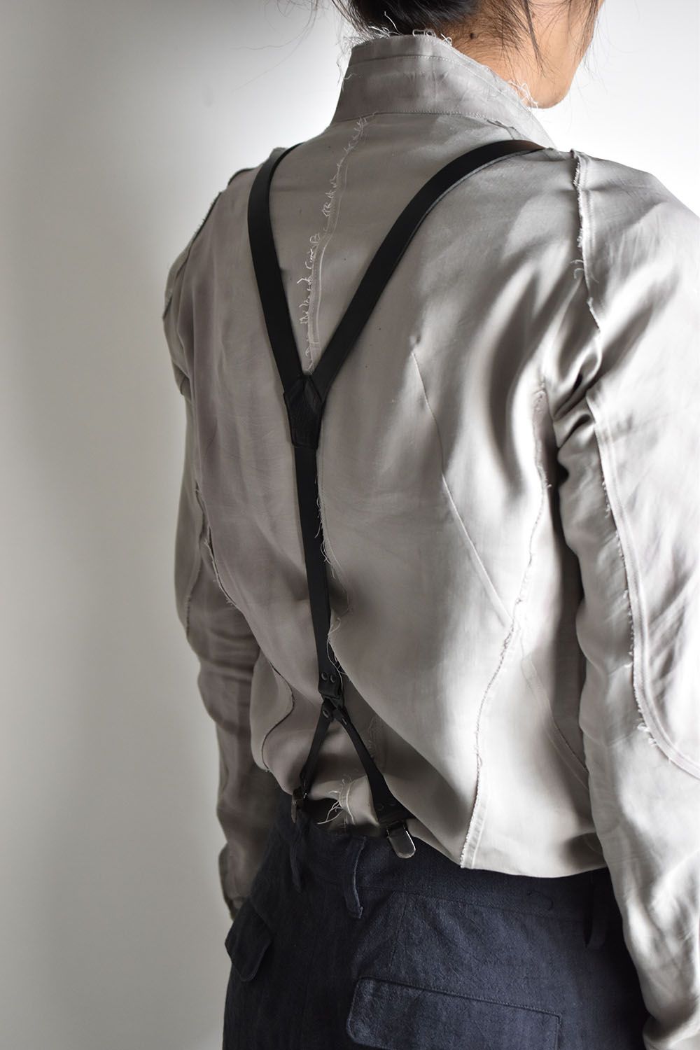 D.HYGEN - Leather Narrow Suspender