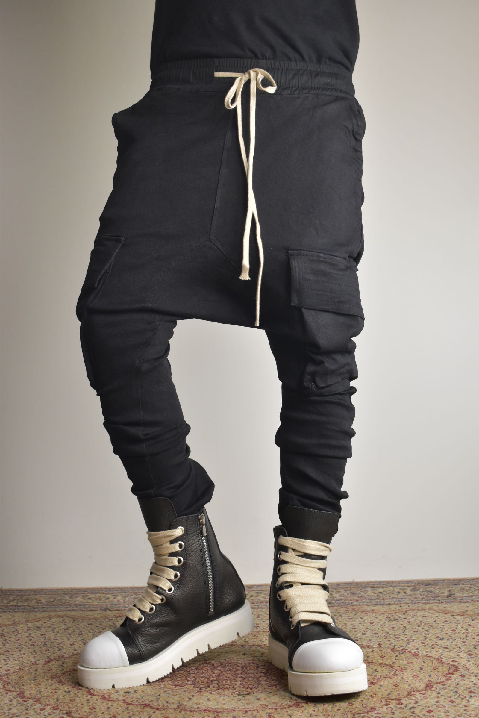 Cargo Sarouel Skinny"Black" / カーゴサルエルスキニー"ブラック"