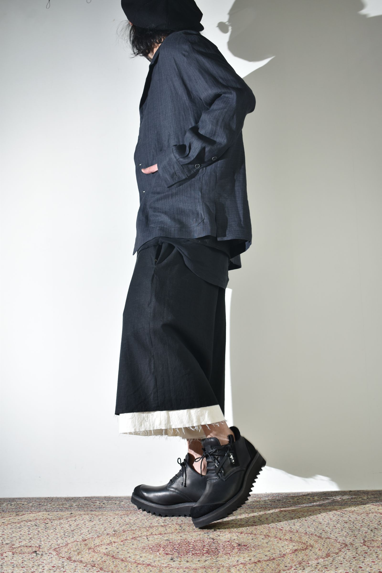 ラフな着方もあり